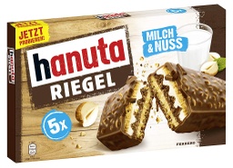 [8000500331798] HANUTA BISCUIT RIEGEL*5