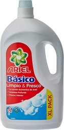 [8001090757685] ARIEL LIQUIDE BASIQUE PROPRE&amp;FRESH 3850ML