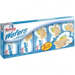 [8001585008087] BALCONI WAFERS VANILLE *5 225G