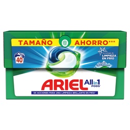 [8006540790656] ARIEL PODS FRESCOR LLIMPIEZA EN FRIO 40 CAPS