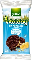 [8410376055702] CORN CAKE DARK CHOCOLAT SS SUCRE SS GLUTEN GULLON