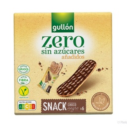[8410376064469] GULLON SNACK DARK CHOCO *6