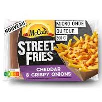 [8710438124941] MCCAIN STREET FRIES AU CHEDDAR ET CRISPY ONIONS 300G