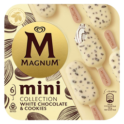 [8711327320857] MAGNUM 6 MINI WHITE CHOCOLATE AND COOKIES