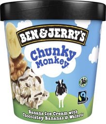 [8711327372955] BEN &amp; JERRY'S CHUNKY MONKEY 465ML