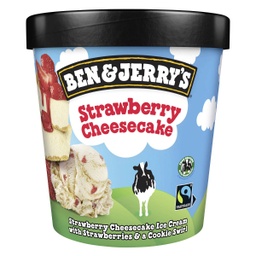 [8711327374126] BEN &amp; JERRY'S STRAWBERRY CHEESACAKE 465ML