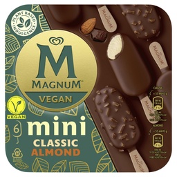 [8711327535268] MAGNUM 6 MINI CLASSIC ALMOND VEGAN SS GLUTEN 330ML