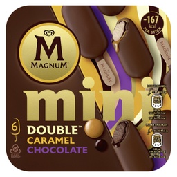 [8711327578463] MAGNUM 6 MINI DOUBLE CHOCOLAT CARAMEL 330ML