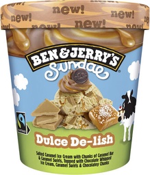 [8711327589360] BEN &amp; JERRY'S SUNDAE DULCE DE-LISH  427ML