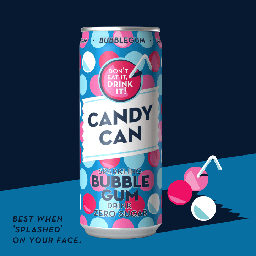 [8718858612994] CANDY CAN BUBBLE GUM SS SUCRE