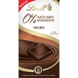 [8013108694677] LINDT CHOCOLAT NEGRO SS SUCRE SS GLUTEN 100G